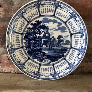 　MILLENNIUM　CALENDAR PLATE 2001 2001 Calendar Plate - Etsy Denmark