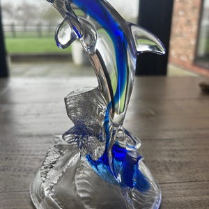 Italy glass dolphin - Etsy 日本