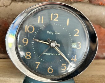 Vintage Westclox Scotland Baby Ben Wecker 1950er Jahre
