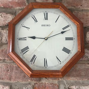 Seiko Vintage Wall Clock - Etsy