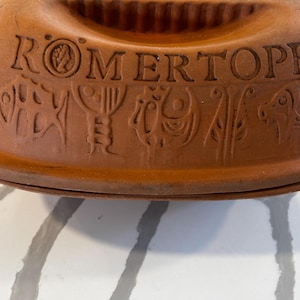 RÖMERTOPF テラコッタ鍋【未使用 汚れあり】ドイツ製 RÖMERTOPF