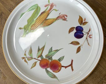 Royal Worcester EVESHAM GOLD * Extra Large serving platter/tray (13.5") * VGC