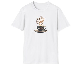 Espresso Your Melody T-Shirt, Coffee Lover Tee, Musical Espresso Shirt, Barista Gift, Coffee and Music Design-Shirt
