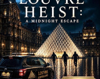 The Louvre Heist — Printable Digital Escape Room — Family Game Ages 10 Up — Instant Download — No Internet Needed — Gift Idea - 60 to 90 Min