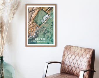 Coogee Rockpool Travel Poster