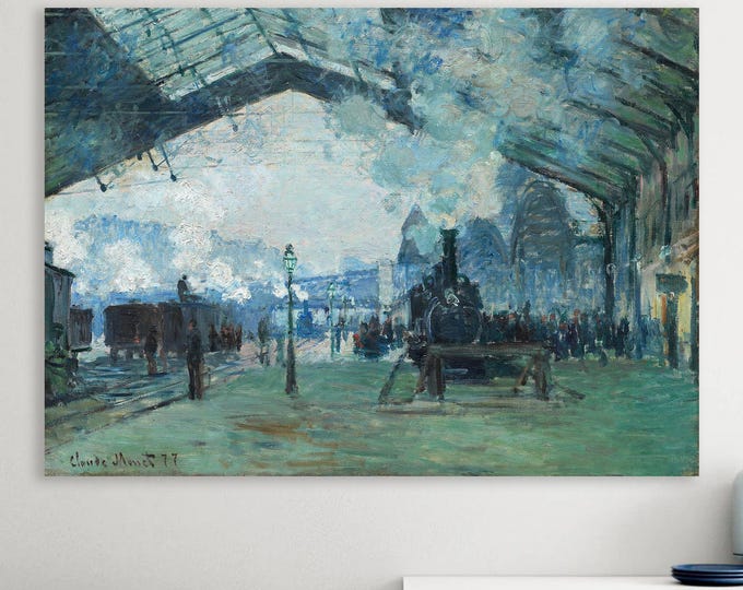 Monet Normandy Canvas Print: Art Reproduction, Ready to Hang or Rolled Canvas