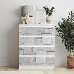 Ikea malm overlay grey