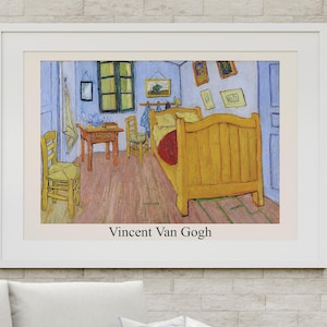 Digital download Vincent Van Gogh, The Room, Reproduction, Art print for wall decoration. Printable picture.