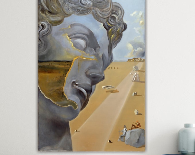 Salvador Dalì De Medici Art Canvas Print: Handmade Italian Art Reproduction
