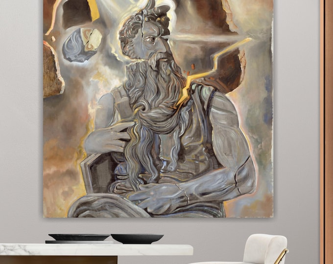 Mosè Canvas Print: Salvador Dali Art Reproduction Ready to Hang