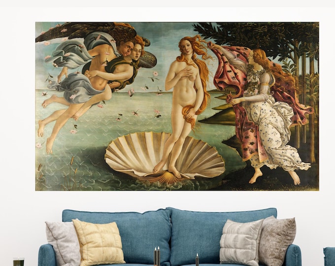Venus Botticelli Canvas Print: Art Reproduction, Ready to Hang or Rolled Canvas