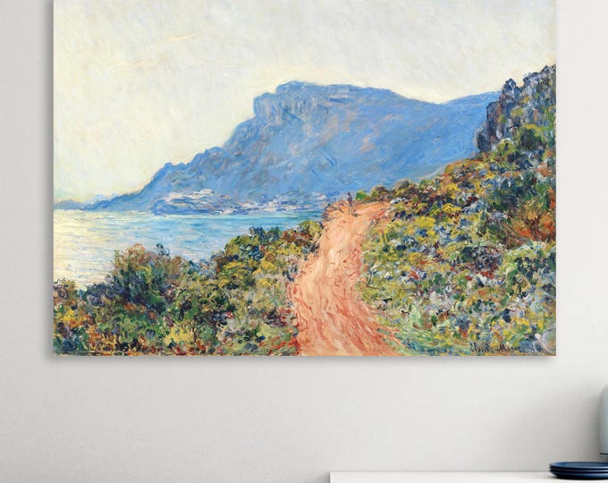 Monet Monaco Canvas Print: Art Reproduction, Ready to Hang or Rolled Canvas