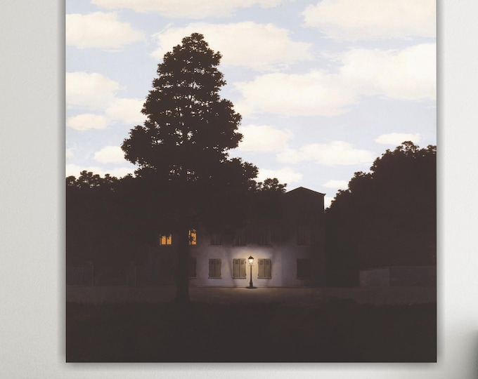 The Empire of Light Canvas Print: Magritte Art Reproduction