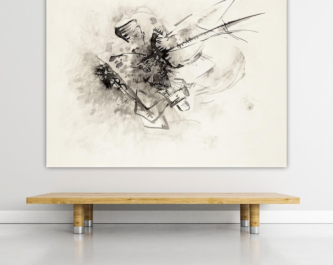 Kandinsky Untitled Canvas Print: Abstract Art Reproduction, Ready to Hang or Rolled