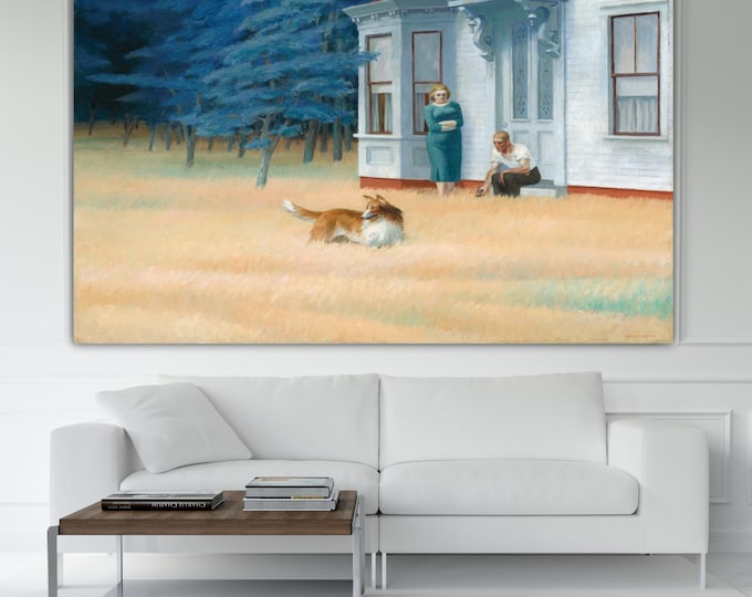 Edward Hopper CapeCod Canvas Print: Art Reproduction, Ready to Hang or Rolled Canvas