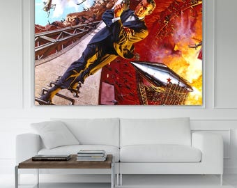 007 Movie Canvas Print: You Only Live Twice - James Bond Art