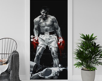 Sticker Decal for Door, Fridge, Alì Reproduction, Peel and Stick PVC