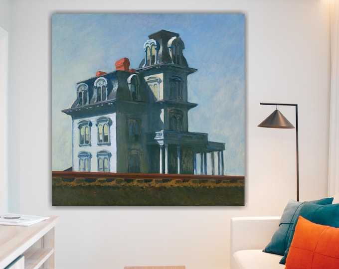 Edward Hopper House Reproduction Canvas Print: Contemporary Art Ready to Hang