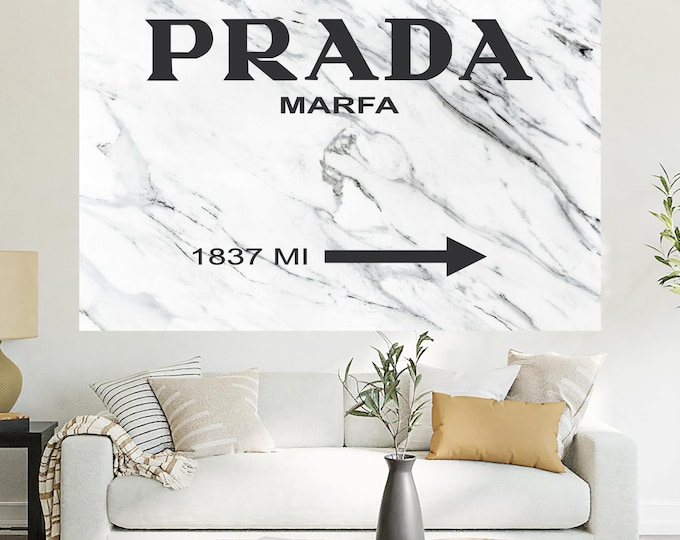 Gossip Girl Art Print on Canvas: Marfa Marble Reproduction, Ready to Hang