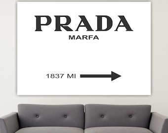 Gossip Girl Art Manifesto Print: Marfa Art Reproduction on Canvas