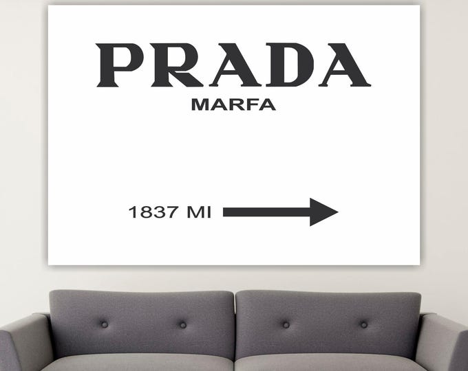 Gossip Girl Art Manifesto Print: Marfa Art Reproduction on Canvas