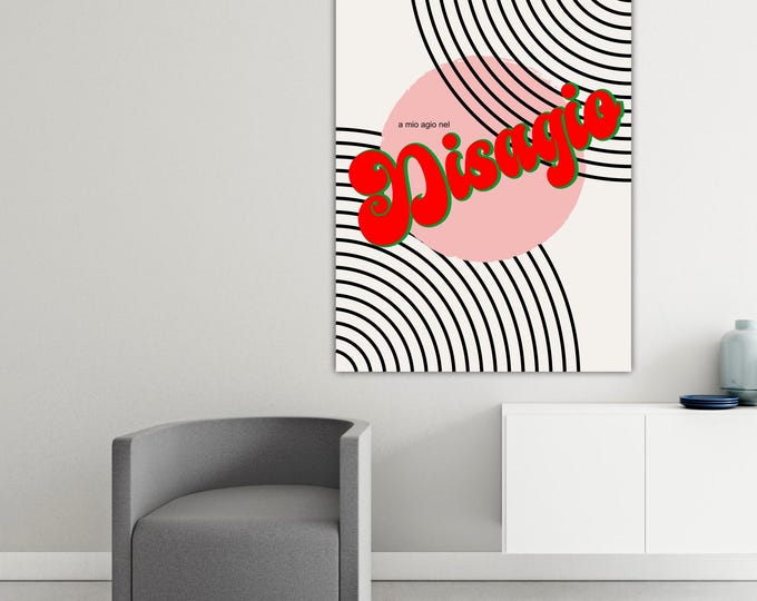 Inspirational Phrase Canvas Print: Art Deco Reproduction, Ready to hang