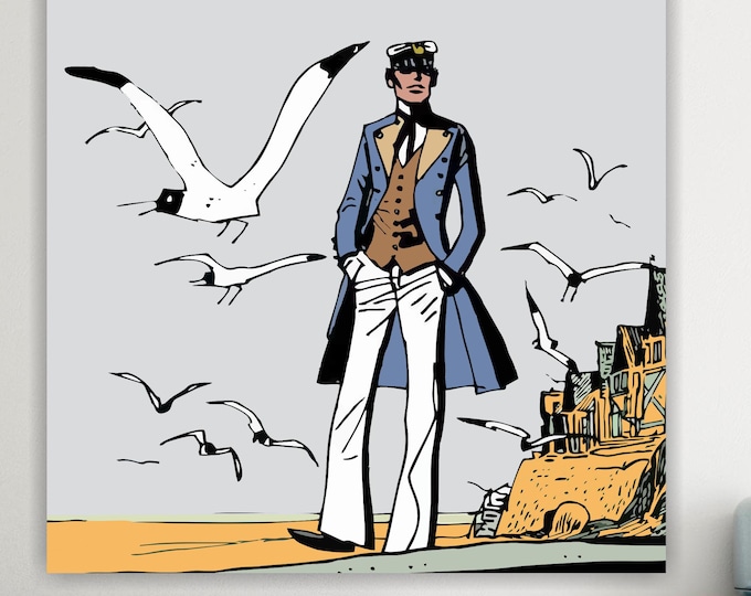 Corto Maltese Canvas Print: Saint Michele, Artistic Reproduction - Ready to Hang or Rolled Canvas