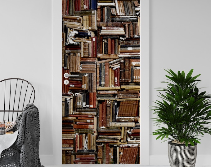 Sticker Decal for Door, Window, Fridge, BookShelf, Peel and Stick PVC Self-adhesive Wrap