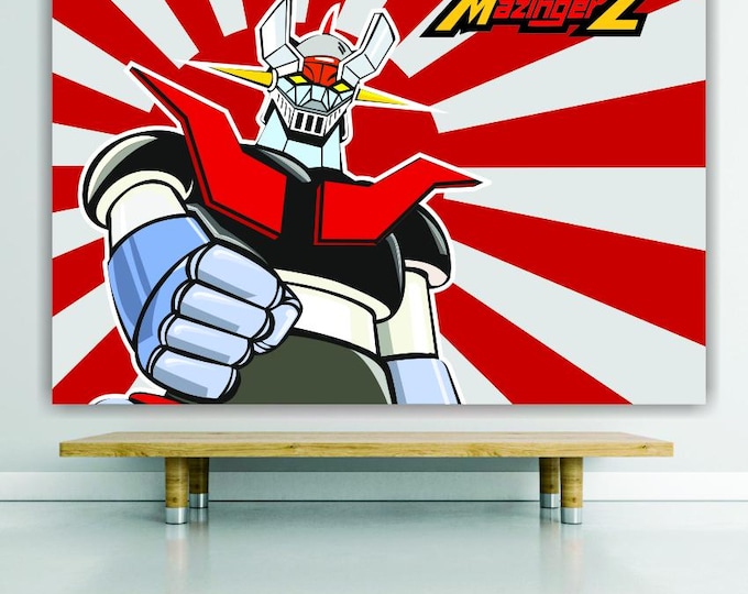MazingaZ Artistic Reproduction Canvas Print: Handmade Anime Art, Ready to Hang or Rolled Canvas