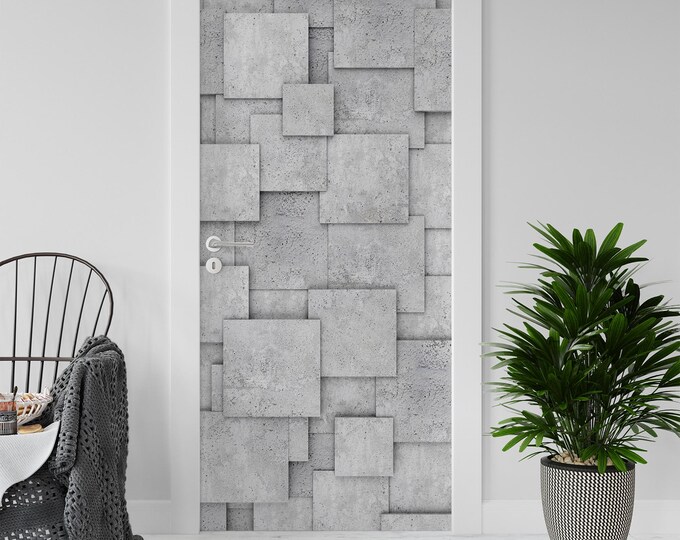 Sticker Decal for Door, Window, Fridge, Bricks , Peel and Stick PVC