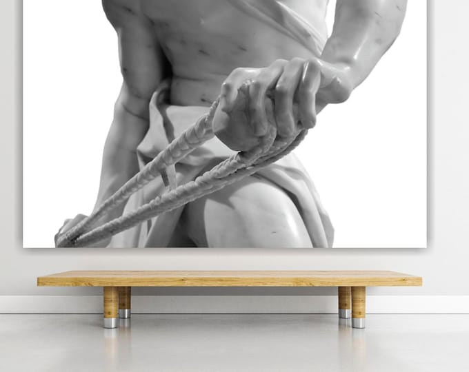 Bernini David Details Canvas Print: Classical Art Reproduction, Ready to Hang or Rolled Canvas