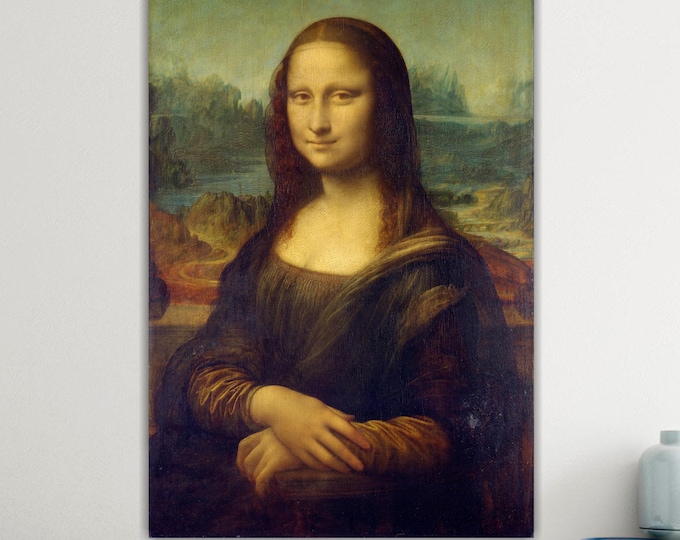 Da Vinci Monnalisa Canvas Print: Art Reproduction, Ready to Hang or Rolled Canvas