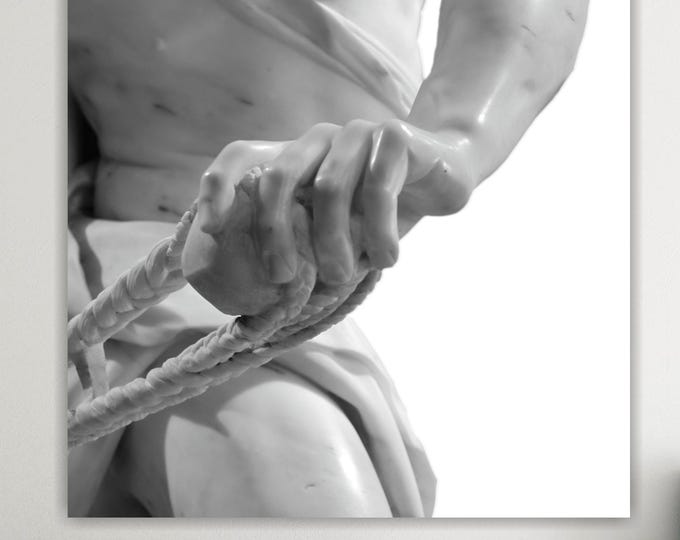 Bernini Reproduction David Detail Canvas Print: Famous Art Reproduction