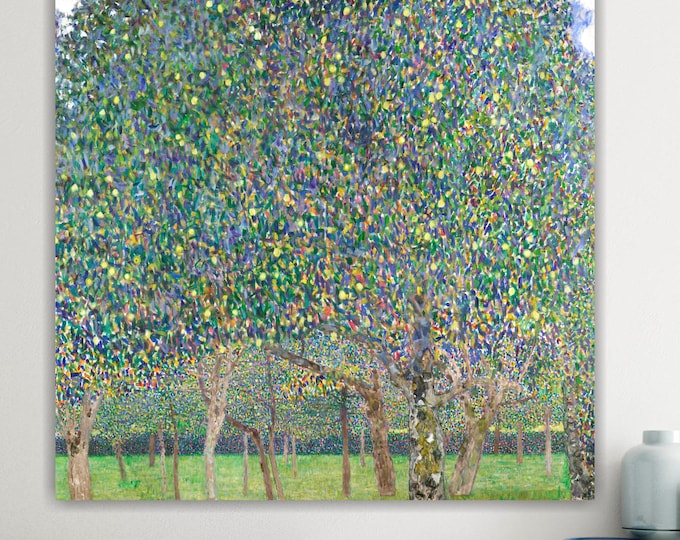 Klimt Pear Tree Art Nouveau Canvas Print: Art Reproduction