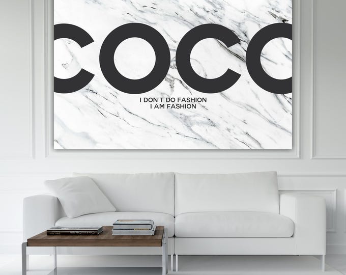Gossip Girl Art Print on Canvas: Coco Marble Reproduction, Ready to Hang