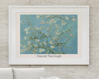 Van Gogh Almond Blossom Print: Impressionist Wall Art (Digital Download)