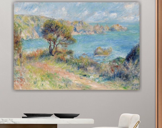 Renoir Guernsey Canvas Print: Art Reproduction, Ready to Hang or Rolled Canvas