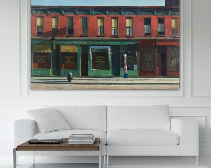 Edward Hopper Morning Canvas Print: Art Reproduction, Ready to Hang or Rolled Canvas
