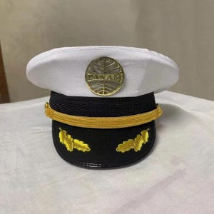 Pan Am American World Airways Airline Hat Pilot Cap