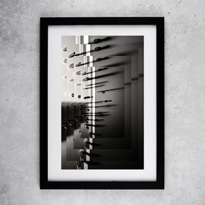 Black & White Modern Minimalist Digital Print Photography - Perfect for Wall Art, Home Decor, Greetings Cards, Scrapbooks and Postcards