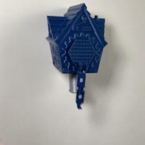 Cuckoo Bird Key Holder 3D STL File | Wall Mounted Key Organizer | DIY 3D Printable Home Decor | Cute Birdhouse Key Rack for Entryway