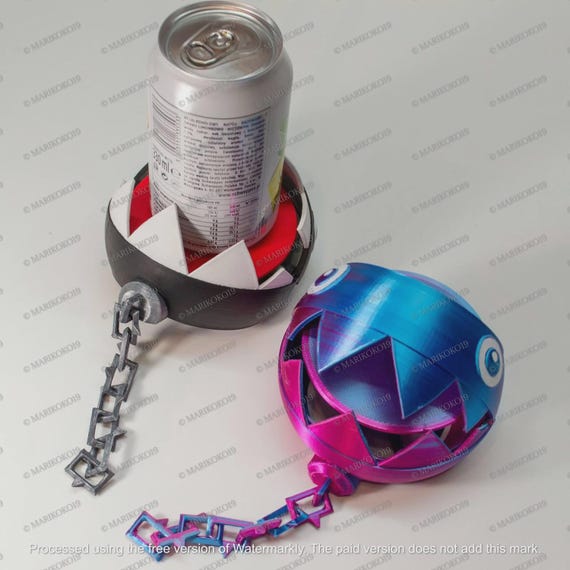 Chomp Coaster 3D Print File, Toothy Cup Holder STL, Quirky Gamer Desk Decor Digital File