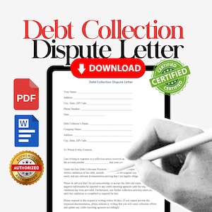 Carta de disputa de deuda, formulario de carta de deuda, corrección de errores de crédito, carta de cobrador de deudas, carta de cobro de deudas, disputa de deuda inexacta, eliminación de deuda