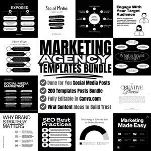 Digital Marketing Agency Templates, Social Media Manager Templates, Marketing Tips, Marketing Posts,Marketing Instagram Post,Digital Agency