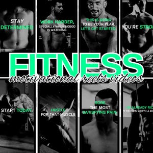 Fitness Tiktok-rollen, Fitness Instagram-rollen, Socialmediaposts voor fitness, Fitnessrollen, Fitnessvideo&#39;s, Fitnesscitaten, Fitnesscontent