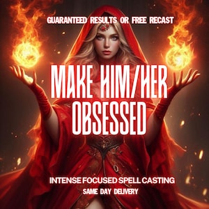 EXTREME Obsession | Make Him/Her Think Only of You | Dark Love Ritual for Craving, Desire, and Emotional Addiction | Psychic Control Magic