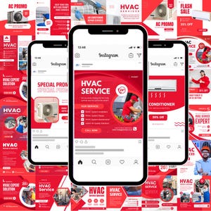 HVAC Instagram Post,HVAC Template,HVAC Social Media Post,hvac canva template,hvac business,hvac services,hvac marketing,hvac technician post