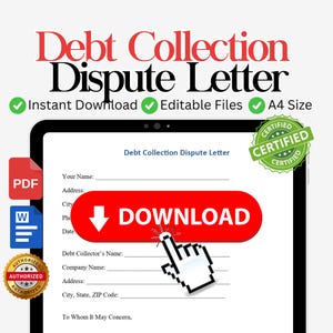Carta de disputa de crédito, carta de eliminación de deuda, carta de disputa de deuda, carta de disputa de pago atrasado, carta de disputa de cobro