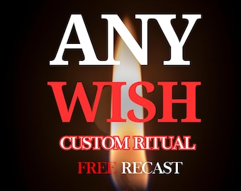 Cualquier deseo que desees / Ritual personalizado / Perfecto para el amor y la reconciliación, protección, dinero, buena suerte, hechizo de amor para recuperar a tu ex (lanzamiento el mismo día)