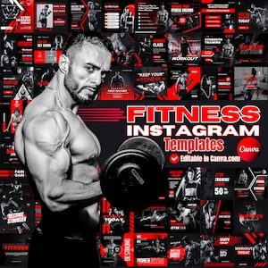 Personal Trainer Instagram Post, Fitness Social Media Post, Fitness Inhalt, Fitness Vorlage, Fitnessstudio Vorlage, Fitnessstudio Instagram Post, Fitnessstudio Social Media